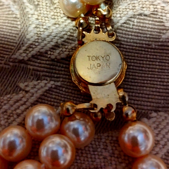 🌹 Magnificent Vintage Elaborate Cream Pearl & Rhinestone Gold Statement Neckla - Picture 16 of 16